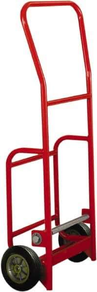 Valley Craft - 800 Lb Capacity 53" OAH Hand Truck - Loop Handle, Steel, Hard Rubber Wheels - Apex Tool & Supply