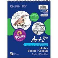 Pacon - 30 Sheet, 9 x 12", Sketch - White - Apex Tool & Supply