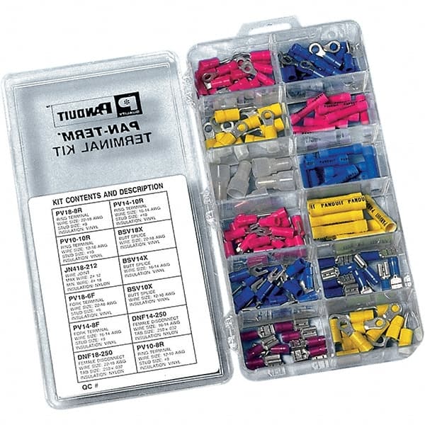 Panduit - 161 Piece, Terminal Kit - Apex Tool & Supply