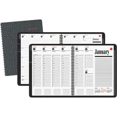 AT-A-GLANCE - 128 Sheet, 8-1/4 x 11", Weekly/Monthly Appointment Book - Black - Apex Tool & Supply