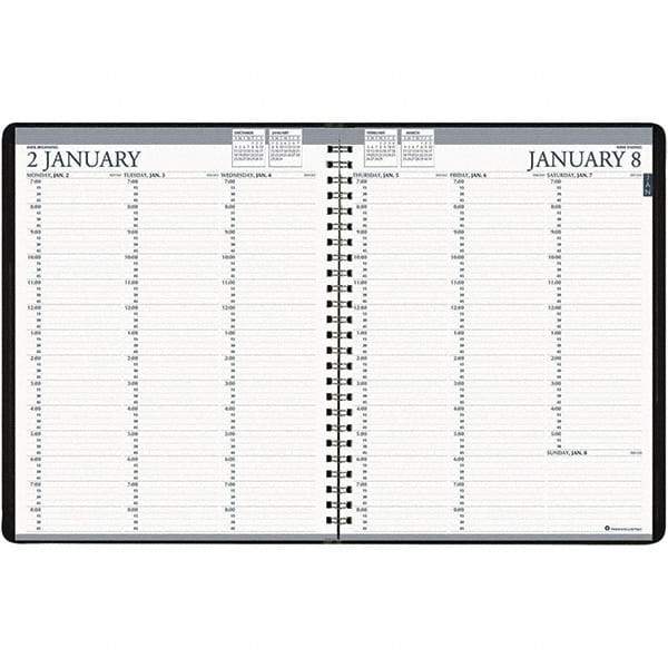 House of Doolittle - 104 Sheet, 8-1/2 x 11", Weekly Planner - Blue - Apex Tool & Supply