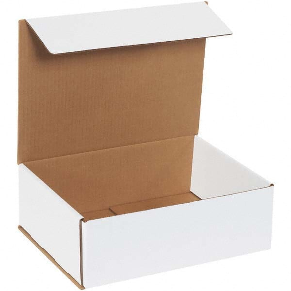 Made in USA - Pack of (50), 9" Wide x 12" Long x 4" High Corrugated Shipping Boxes - Apex Tool & Supply