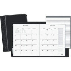 AT-A-GLANCE - 24 Sheet, 9 x 11", Monthly Padfolio - Black & White - Apex Tool & Supply