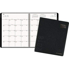 AT-A-GLANCE - 24 Sheet, 8-7/8 x 11", Monthly Planner - Graphite - Apex Tool & Supply