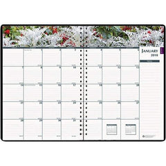 House of Doolittle - 128 Sheet, 7 x 10", Weekly/Monthly Planner - Black - Apex Tool & Supply