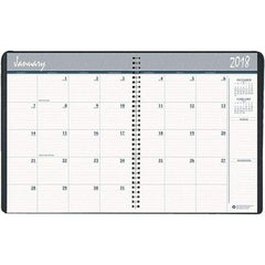 House of Doolittle - 24 Sheet, 8-1/2 x 11", Monthly Planner - Blue - Apex Tool & Supply
