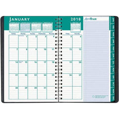 House of Doolittle - 128 Sheet, 5 x 8", Weekly/Monthly Appointment Book - Black - Apex Tool & Supply