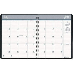 House of Doolittle - 32 Sheet, 8 1/2 x 11", Monthly Planner - Black - Apex Tool & Supply