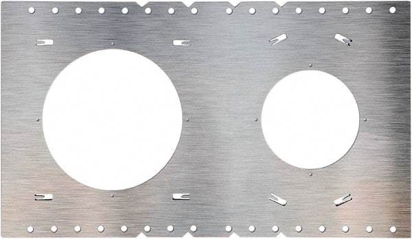 Philips - Aluminum Silver Light Fixture Plate - For Use with FDL Flat Down Lights - Apex Tool & Supply