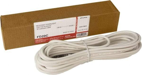 Philips - Light Fixture Extension Cable - For Use with FDL Flat Down Lights - Apex Tool & Supply