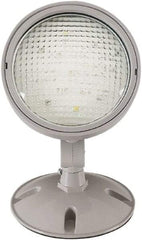 Philips - 1 Head, 3.6V, Thermoplastic, LED Emergency Light - 2 Watts, 7" Long x 7" High x 7" Wide, Battery Not Included - Apex Tool & Supply