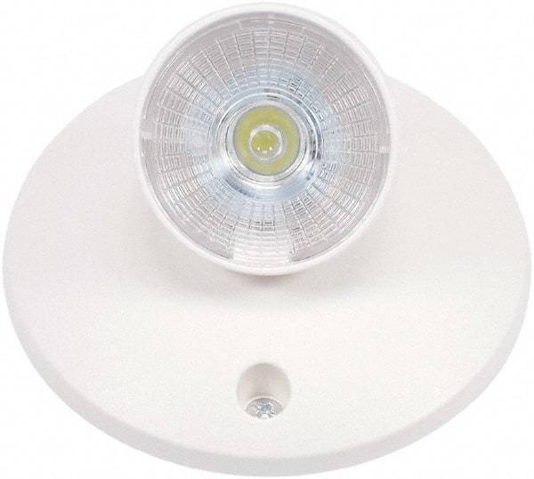 Philips - 1 Head, 3.6V, Thermoplastic, LED Emergency Light - 2 Watts, 4" Long x 4" High x 7" Wide, Battery Not Included - Apex Tool & Supply