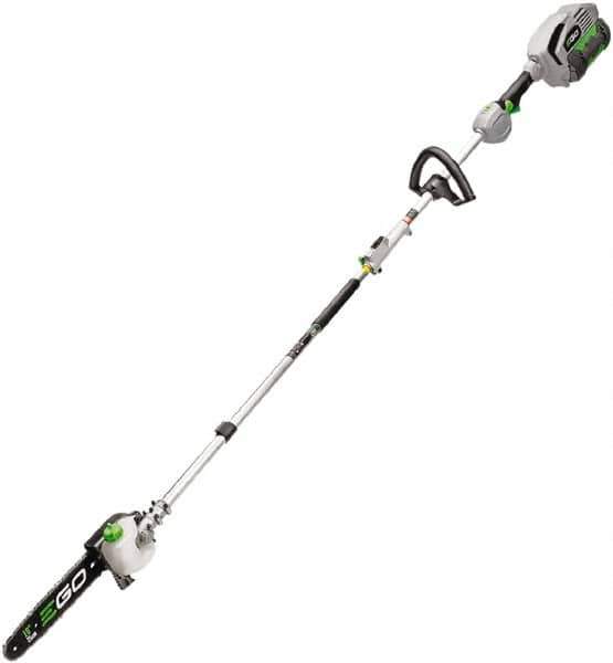 EGO Power Equipment - 56 Volt, 15 m/sec, Battery Powered Chainsaw - 10" Guide Bar Length, 3/8" Chain Pitch, 0.43 Chain Gauge - Apex Tool & Supply