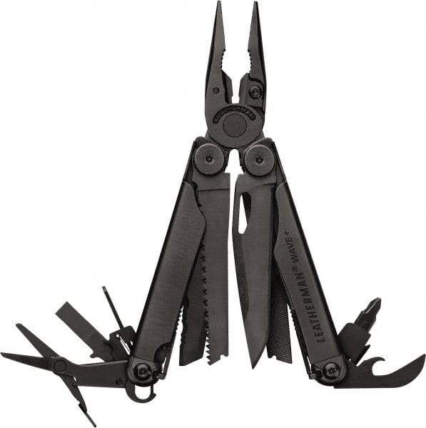 Leatherman - 1 Piece, Multi-Tool Set with 18 Functions - Black, 4" Closed Length - Apex Tool & Supply