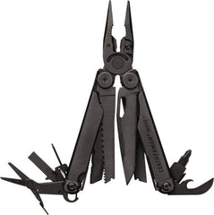 Leatherman - 1 Piece, Multi-Tool Set with 18 Functions - Black, 4" Closed Length - Apex Tool & Supply