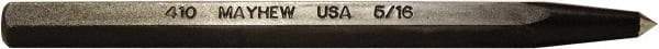 Mayhew - 3/16" Prick Punch - 4-1/2" OAL, Alloy Steel - Apex Tool & Supply