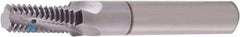 Vargus - 3/8-18 NPT, 0.439" Cutting Diam, 4 Flute, Solid Carbide Helical Flute Thread Mill - Internal/External Thread, 0.583" LOC, 2-7/8" OAL, 1/2" Shank Diam - Apex Tool & Supply