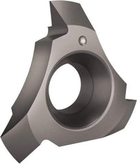 Vargus - 1.5 to 2mm Pitch, 16-11 TPI, Internal Thread, Partial Profile 60° Standard, 7VI VBX Grade Thread Mill Insert - Carbide, TiCN Coating - Apex Tool & Supply
