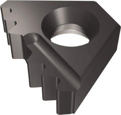 Vargus - 14DER External Right Hand 10 API Round Laydown Threading Insert - Grade VTXP, TiAlN Coated Carbide - Apex Tool & Supply