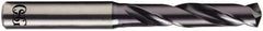 OSG - 9/64" 140° Solid Carbide Jobber Drill - WD1 Finish, Right Hand Cut, Spiral Flute, Straight Shank, 66mm OAL - Apex Tool & Supply