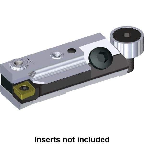 Kennametal - Series C-Style, Right Hand Cut, Boring Cartridge - 16.15mm Back of Bar to Cutting Edge, CCMT060204 Insert, 45.5mm OAL, 93° Lead Angle - Apex Tool & Supply