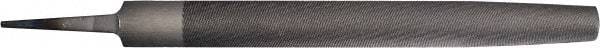 PFERD - 14" Long, Bastard Cut, Half Round American-Pattern File - Double Cut, 0.41" Overall Thickness, Tang - Apex Tool & Supply