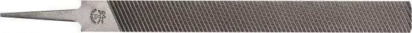 PFERD - 14" Long, Bastard Cut, Flat American-Pattern File - Single Cut, 0.34" Overall Thickness, Tang - Apex Tool & Supply