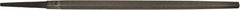PFERD - 6" Long, Smooth Cut, Square American-Pattern File - Double Cut, 0.22" Overall Thickness, Tang - Apex Tool & Supply