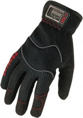 Ergodyne - Size S (7) General Protection Work Gloves - For General Purpose, Uncoated, Gauntlet Cuff, Full Fingered, Black, Paired - Apex Tool & Supply