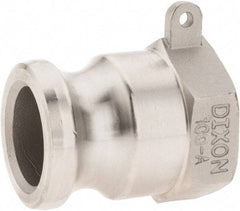 Dixon Valve & Coupling - 1" Stainless Steel Cam & Groove Suction & Discharge Hose Male Adapter Female NPT Thread - Part A, 1" Thread, 250 Max psi - Apex Tool & Supply