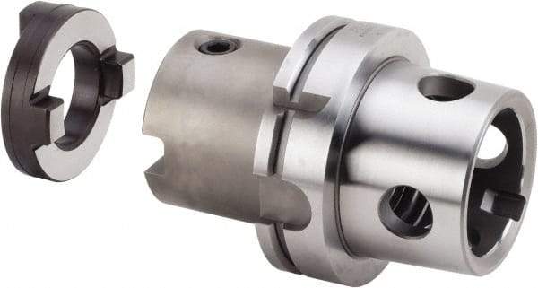 Kennametal - Series HTS, Head Connection 40, 100mm Shank Diam, Drill Body - 69.95mm Drill Body Length to Flange, KM Toolholder, 70mm Nose Diam, 148.85mm OAL, 85mm Drill Body Length, Modular Connection, Through Coolant - Apex Tool & Supply