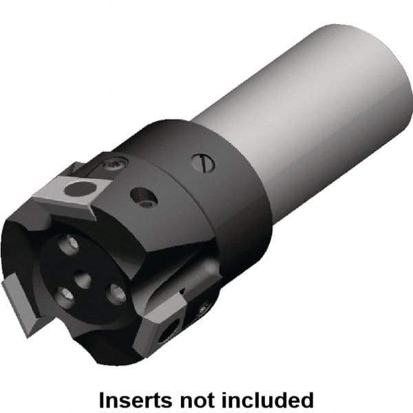 Kennametal - 50mm Cut Diam, 9.5mm Max Depth of Cut, 32mm Shank Diam, 110mm OAL, Indexable Square Shoulder End Mill - BGHX 15.. Inserts, Cylindrical Shank, 90° Lead Angle, Through Coolant, Series Fix-Perfect - Apex Tool & Supply