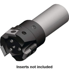 Kennametal - 50mm Cut Diam, 9.5mm Max Depth of Cut, 32mm Shank Diam, 110mm OAL, Indexable Square Shoulder End Mill - BGHX 15.. Inserts, Cylindrical Shank, 90° Lead Angle, Through Coolant, Series Fix-Perfect - Apex Tool & Supply