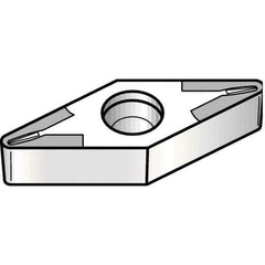 Kennametal - VBMT331 11 Grade KT325 Cermet Turning Insert - Uncoated, 35° Diamond, 3/8" Inscr Circle, 3/16" Thick, 1/64" Corner Radius - Apex Tool & Supply