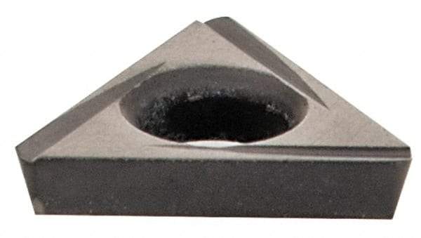 Kennametal - TDHH1280751 Grade KCU10 Carbide Turning Insert - AlTiN Finish, 60° Triangle, 0.1598" Inscr Circle, 3/64" Thick, 1/64" Corner Radius - Apex Tool & Supply