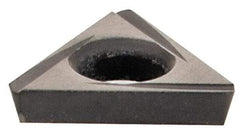 Kennametal - TDHH1280751 Grade KCU10 Carbide Turning Insert - AlTiN Finish, 60° Triangle, 0.1598" Inscr Circle, 3/64" Thick, 1/64" Corner Radius - Apex Tool & Supply