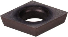 Kennametal - CDHB1.20.60.5 Grade KCU25 Carbide Turning Insert - AlTiN Finish, 80° Diamond, 5/32" Inscr Circle, 0.04 Thick, 0.007" Corner Radius - Apex Tool & Supply