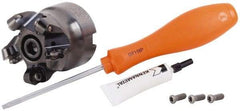 Kennametal - 2" Cut Diam, 6.35mm Max Depth, 3/4" Arbor Hole, 5 Inserts, RP.T 43.. Insert Style, Indexable Copy Face Mill - KSRM Cutter Style, 31,500 Max RPM, 50mm High, Series KSRM - Apex Tool & Supply