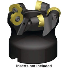 Kennametal - 47mm Cut Diam, 8mm Max Depth, 22mm Arbor Hole, 4 Inserts, RP..T1605M0.. Insert Style, Indexable Copy Face Mill - KSRM Cutter Style, 21,700 Max RPM, 50mm High, Through Coolant, Series KSRM - Apex Tool & Supply