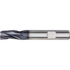 Kennametal - 12mm Diam, 22mm LOC, 3 Flute Solid Carbide 45° Corner Chamfer Roughing End Mill - 83mm OAL, 12mm Shank Diam, Single End, Centercutting, 30° Helix - Apex Tool & Supply