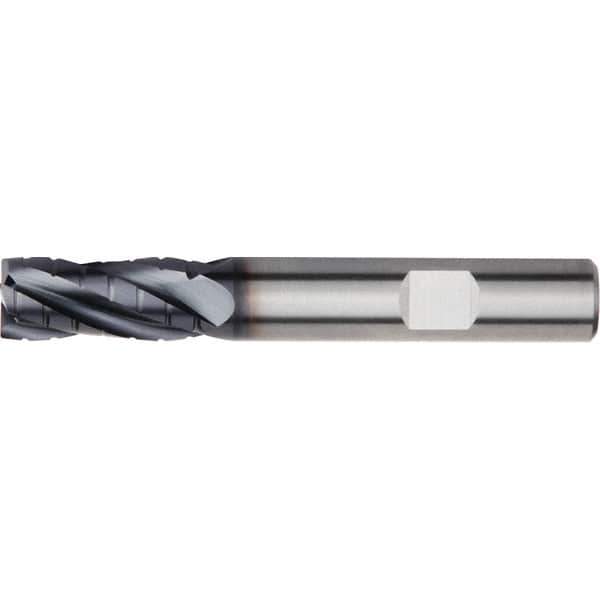 Kennametal - 20mm, 4 Flute, Single End, Solid Carbide, Corner Chamfer End Mill - 104mm OAL, 30° Helix, Right Hand Flute, 38mm LOC, Right Hand Cut - Apex Tool & Supply