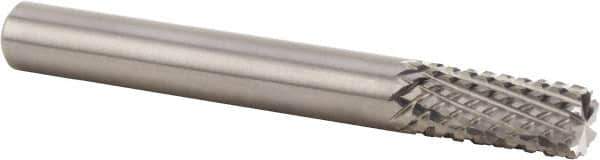 Kennametal - 1/4" Diam, 3/4" LOC, Burr End, Solid Carbide Diamond Pattern Router Bit - Right Hand Cut, 2-1/2" OAL, 1/4" Shank Diam, Use on Composites, Fiberglass - Apex Tool & Supply