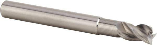 Kennametal - 12mm, 3 Flute, Single End, Solid Carbide, 1.5mm Corner Radius End Mill - 100mm OAL, 38° Helix, Right Hand Flute, 18mm LOC, Right Hand Cut, 36mm Extended Reach - Apex Tool & Supply