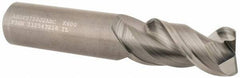 Kennametal - 3/4", 2 Flute, Single End, Solid Carbide, 0.06" Corner Radius End Mill - 4" OAL, 45° Helix, Right Hand Flute, 1-1/2" LOC, Right Hand Cut - Apex Tool & Supply