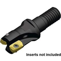 Kennametal - 11.87mm Cut Diam, 6.96mm Max Depth of Cut, 20mm OAL, Indexable Square Shoulder End Mill - EDPT 0703.. Inserts, M8 Modular Connection, Through Coolant, Series Mill 1-07 - Apex Tool & Supply