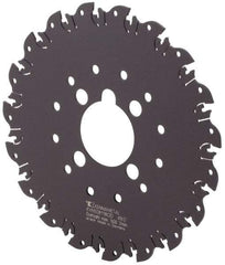 Kennametal - Arbor Hole Connection, 1/8" Cutting Width, 2-1/4" Depth of Cut, 8" Cutter Diam, 2" Hole Diam, 19 Tooth Indexable Slotting Cutter - KVNS Toolholder, OD 3118.. Insert - Apex Tool & Supply