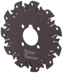 Kennametal - Arbor Hole Connection, 0.089" Cutting Width, 1-3/8" Depth of Cut, 5" Cutter Diam, 1-1/4" Hole Diam, 11 Tooth Indexable Slotting Cutter - KVNS Toolholder, OD 2087.. Insert - Apex Tool & Supply