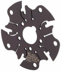 Kennametal - Arbor Hole Connection, 1/16" Cutting Width, 5/8" Depth of Cut, 2-1/2" Cutter Diam, 5/8" Hole Diam, 5 Tooth Indexable Slotting Cutter - KVNS Toolholder, OD 1063.. Insert - Apex Tool & Supply