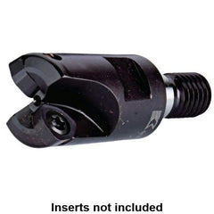 Kennametal - 42mm Cut Diam, 0.0591" Max Depth, M16 Modular Connection Indexable High-Feed End Mill - Screw Holding Method, WP..0806.. Insert, Through Coolant - Apex Tool & Supply