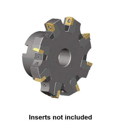 Kennametal - Shell Mount Connection, 0.461" Cutting Width, 1.2564" Depth of Cut, 125mm Cutter Diam, 1.2598" Hole Diam, 8 Tooth Indexable Slotting Cutter - KSSM Toolholder, SD.T 1204.. Insert, Right Hand Cutting Direction - Apex Tool & Supply